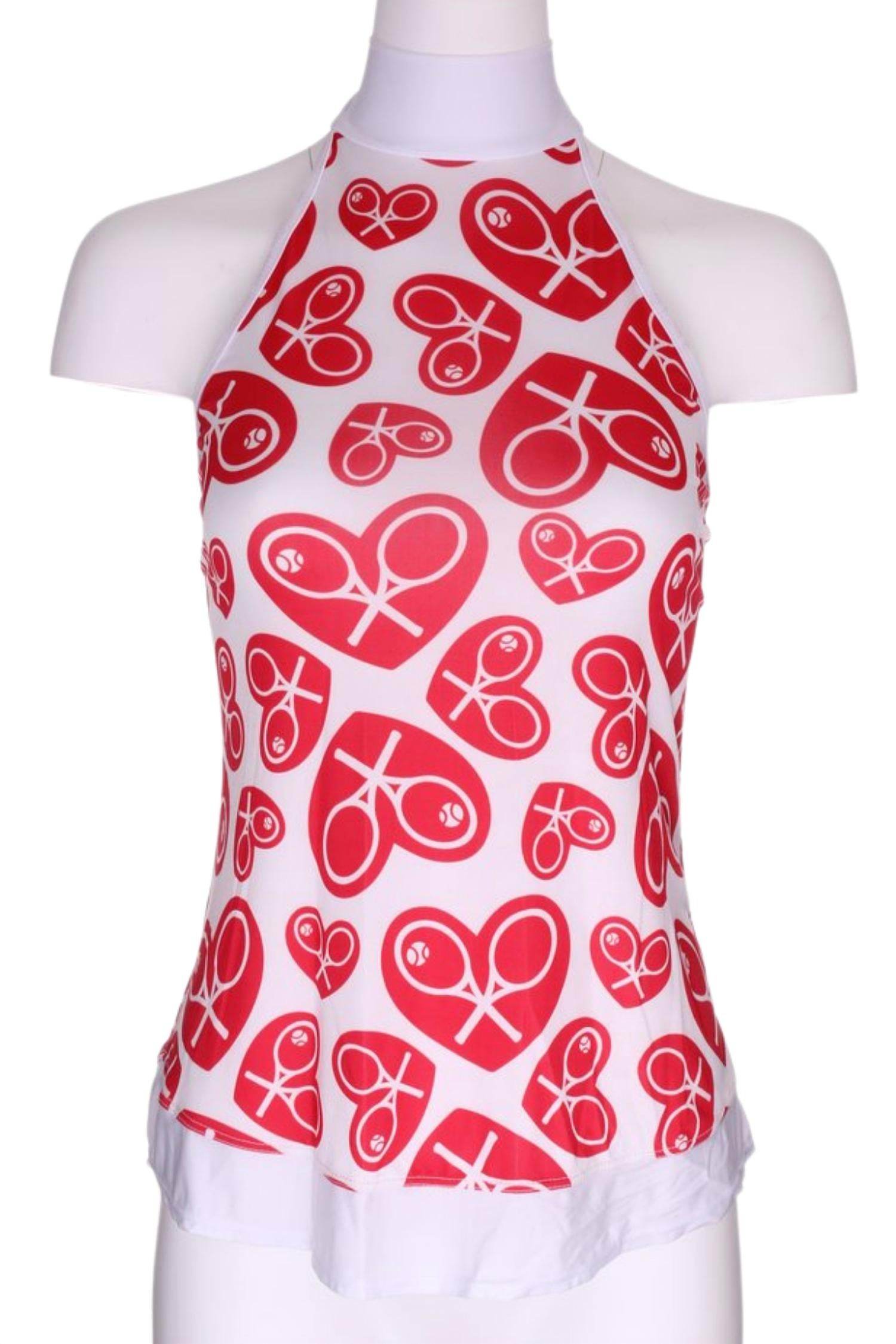 Love Love Tennis - Women's Limited Random Heart Halter Top - Rack Hunt