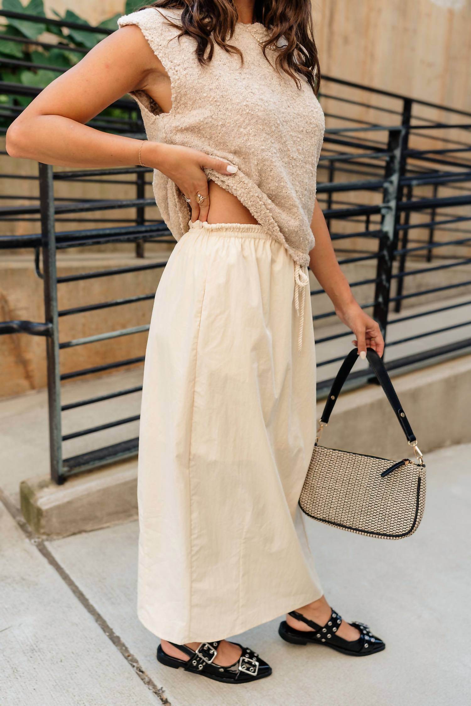 Sunland 17 - Kayla Drawstring Maxi Skirt - Rack Hunt -