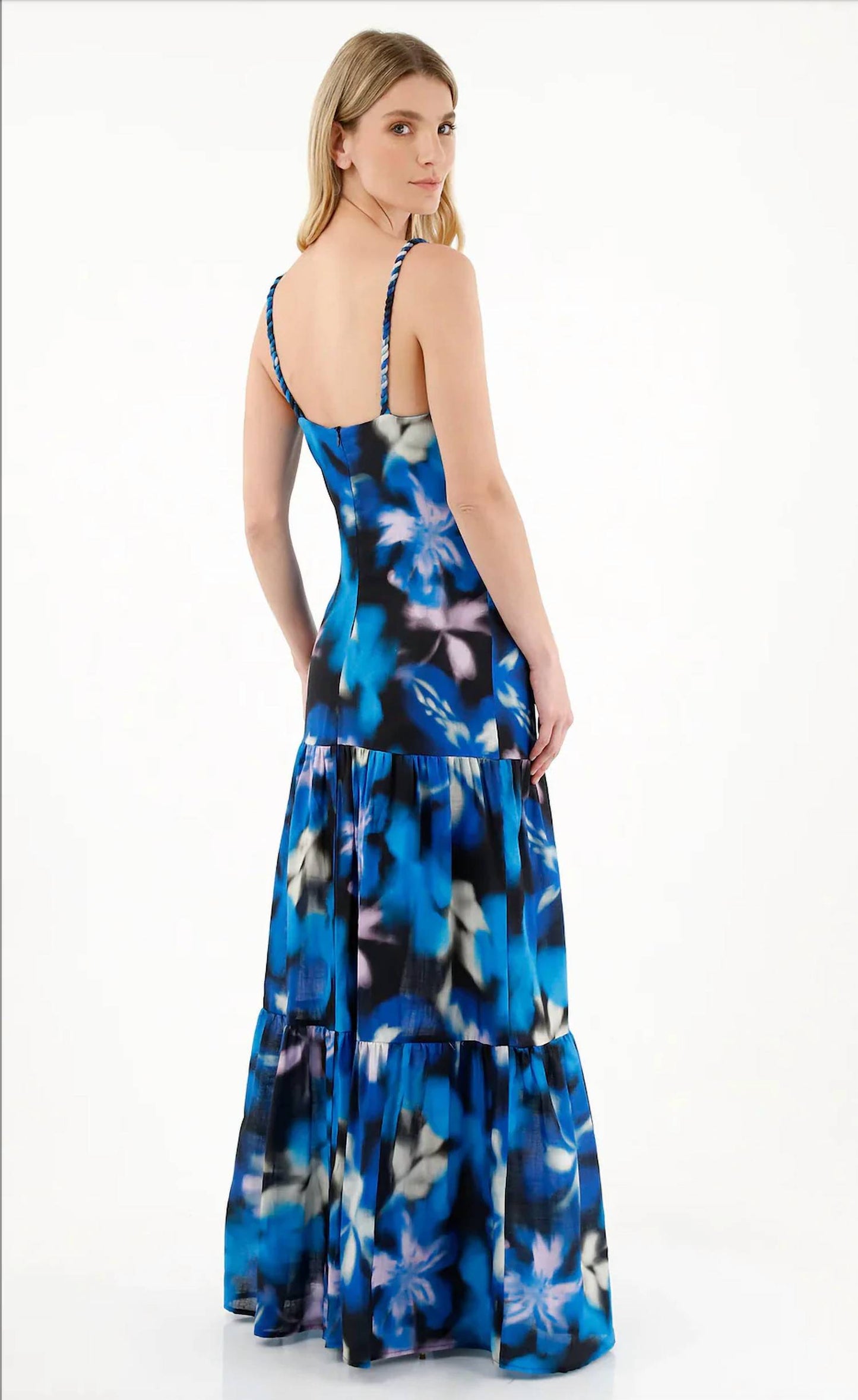 Symphony Long Dress With Rope Straps