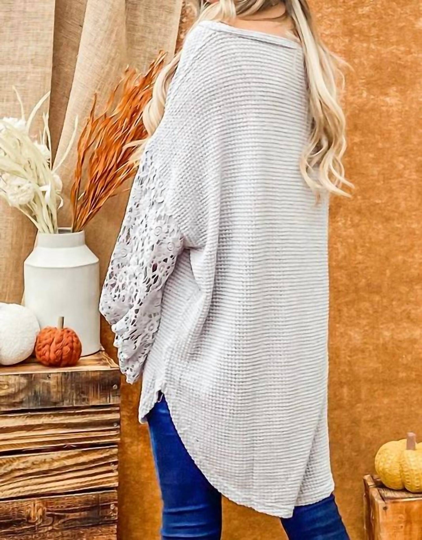 Flora Balloon Sleeve Sweater