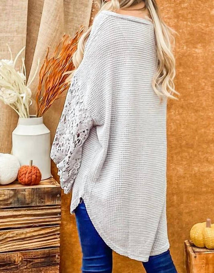 Flora Balloon Sleeve Sweater
