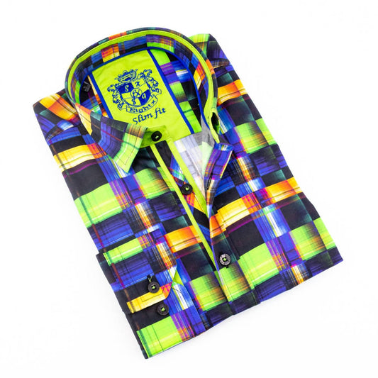 Modern Button Down Shirt With Trim