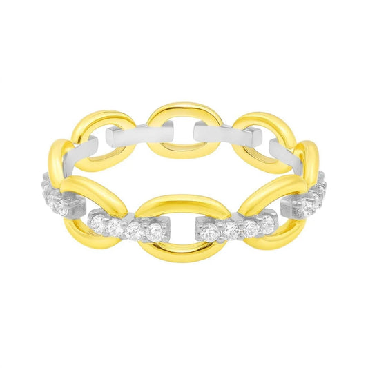 Allyanna Gifts - Women's Moissanite Oval Link Band Bracelet - Rack Hunt
