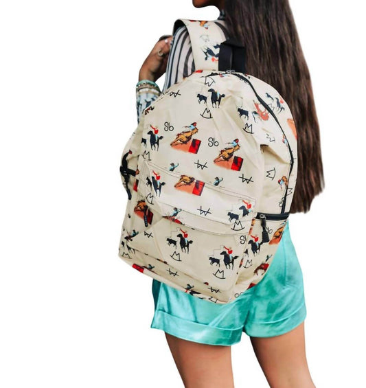 The Front Porch Label - Cowboy Print Backpack - Rack Hunt -
