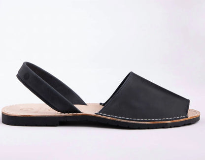Numa by Spanians - Men's Avarcas Leather Sandals - side view - Rack Hunt