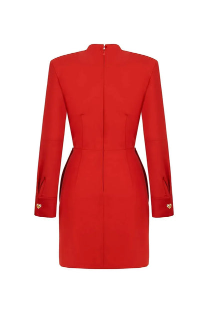 Nocturne - Shoulder Pad Mini Dress - Rack Hunt