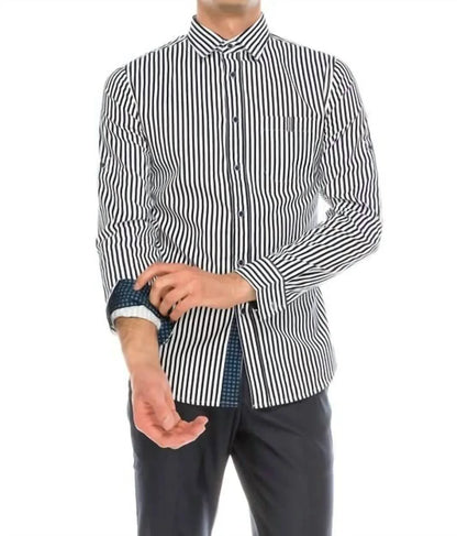 Bizzo Men - Striped Button Up Shirt - Rack Hunt
