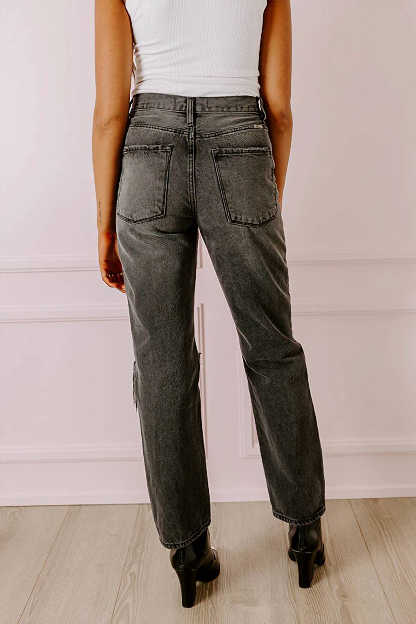 Jackson High Waist Distressed Jeans