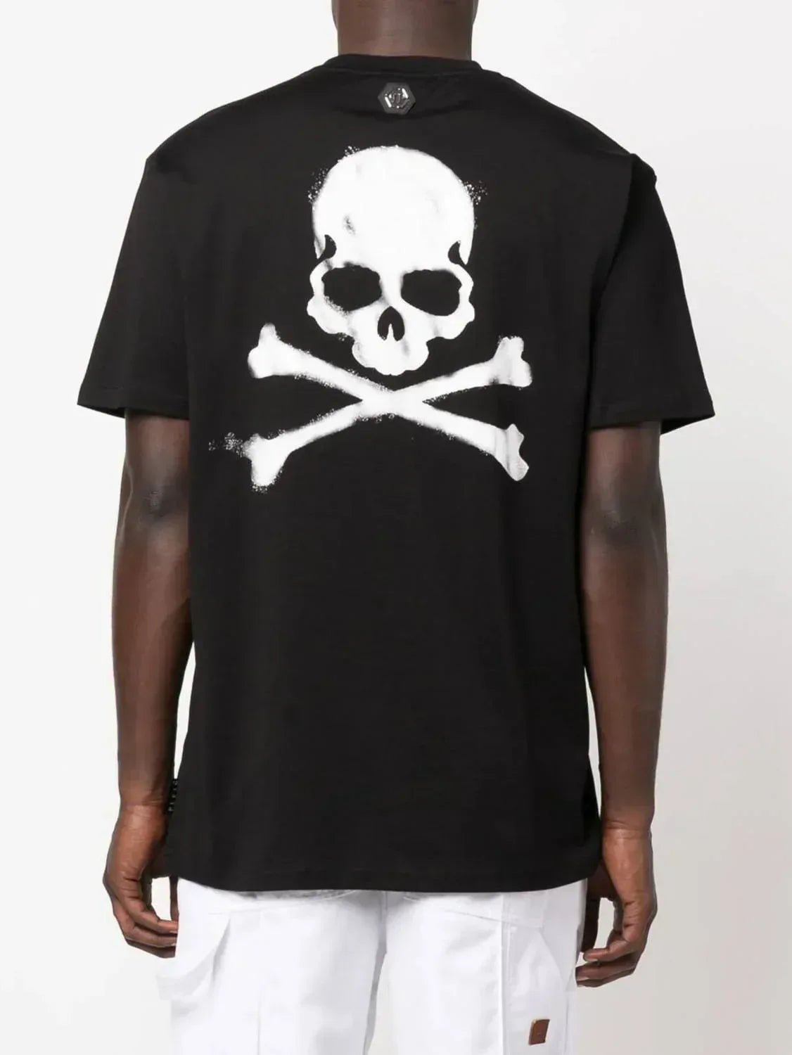 PHILIPP PLEIN - Skull Bone Logo Graphic T-shirt - Rack Hunt