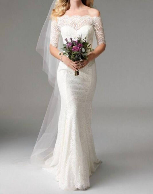 Savannah Off-the-shoulder Wedding Dress