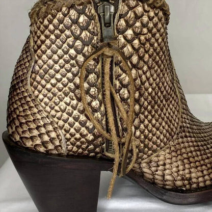 Women's Kyra Exotic High Heel Ankle Boots