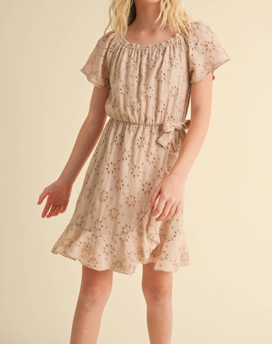 Girls Tween Delilah Faux Wrap Dress
