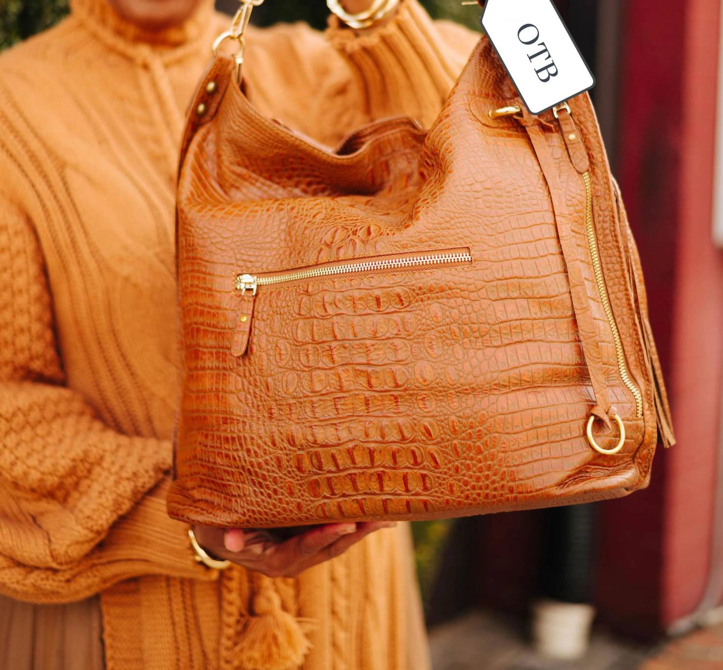 Marta Croco Large Cross Body Handbag