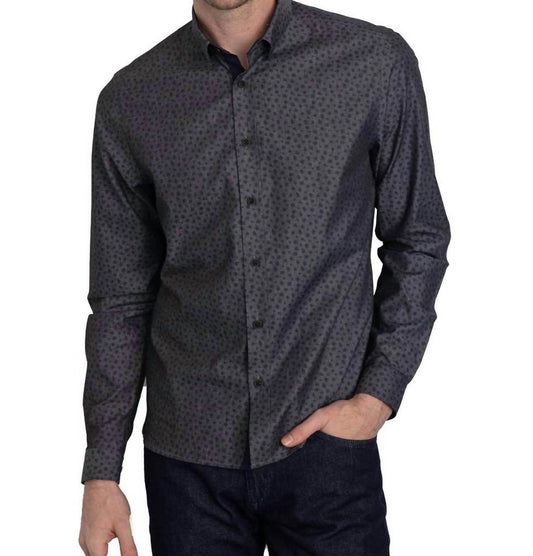 Vustra - Button Down Cotton Long Sleeve Shirt - Rack Hunt -