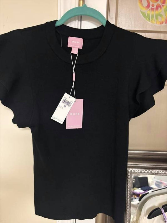 Women's Ruffle Sleeves Republic Clothing Line Sweater
