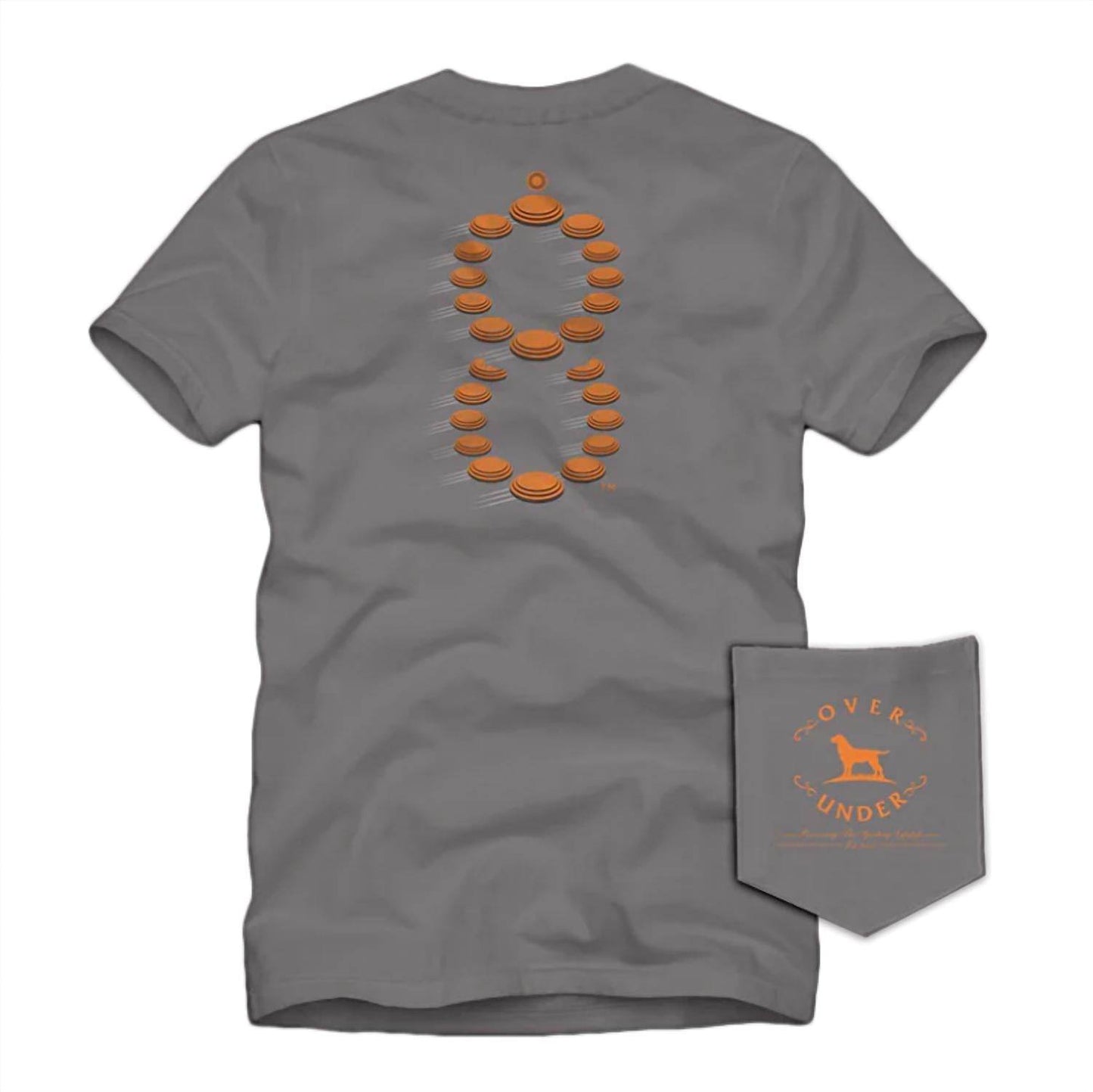 Over Under - Men's Double Barrel Clays Short Sleeve Tee - Rack Hunt