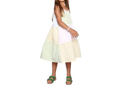 COS I SAID SO - Girl's Patchwork Vichy Paneled Dress - Rack Hunt