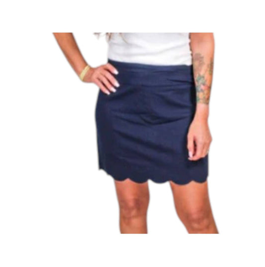 Scallop Hem Skort