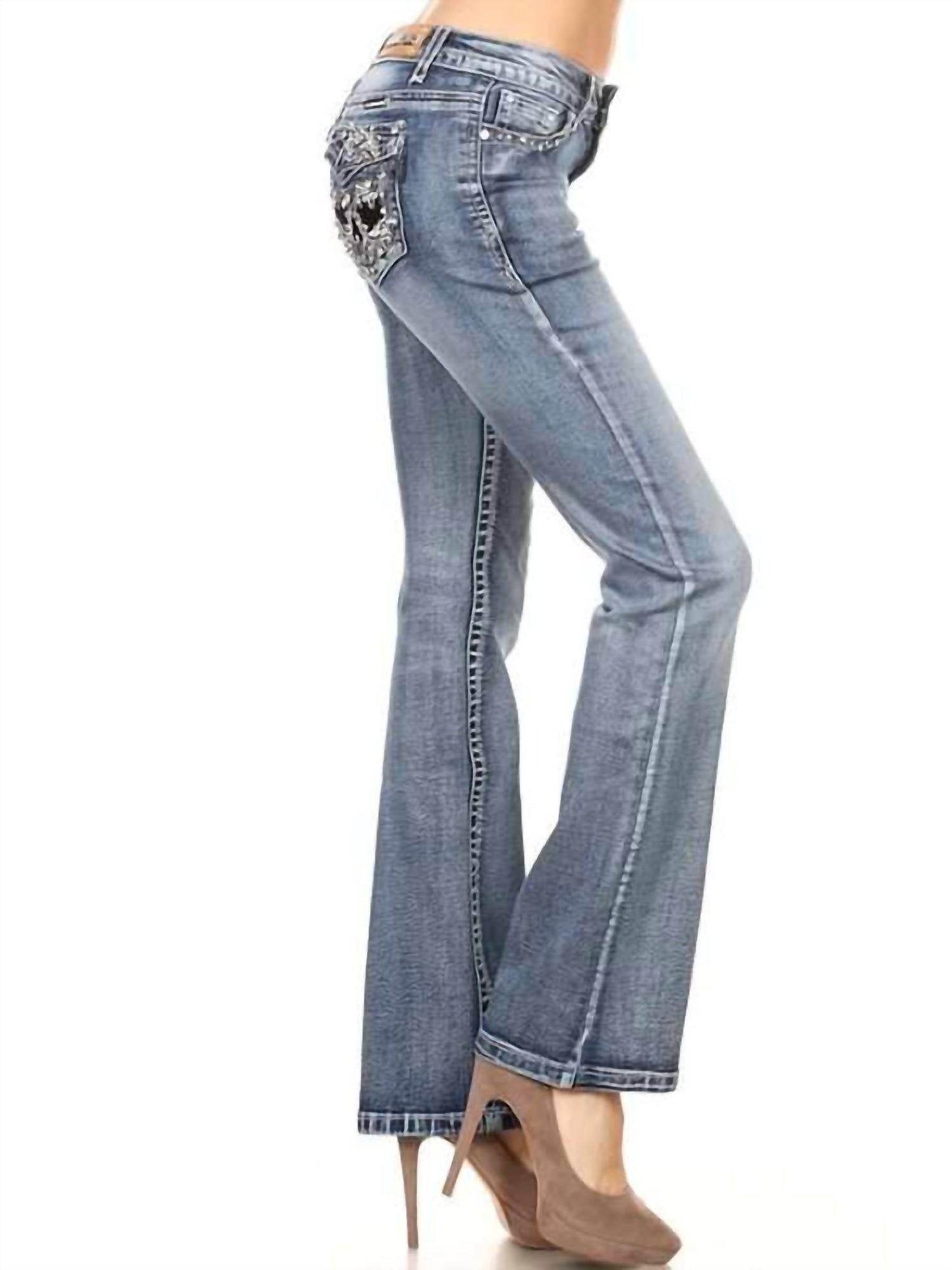 Bus Stop - Cheeky Skulls Jeans - Rack Hunt -