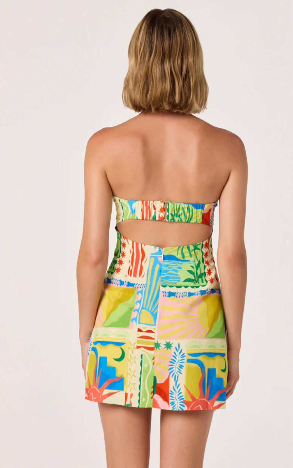 Fatima Strapless Mini Dress