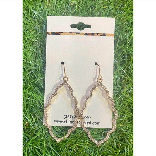 MYS Wholesale - Crystal Shine Moroccan Earrings - Rack Hunt -