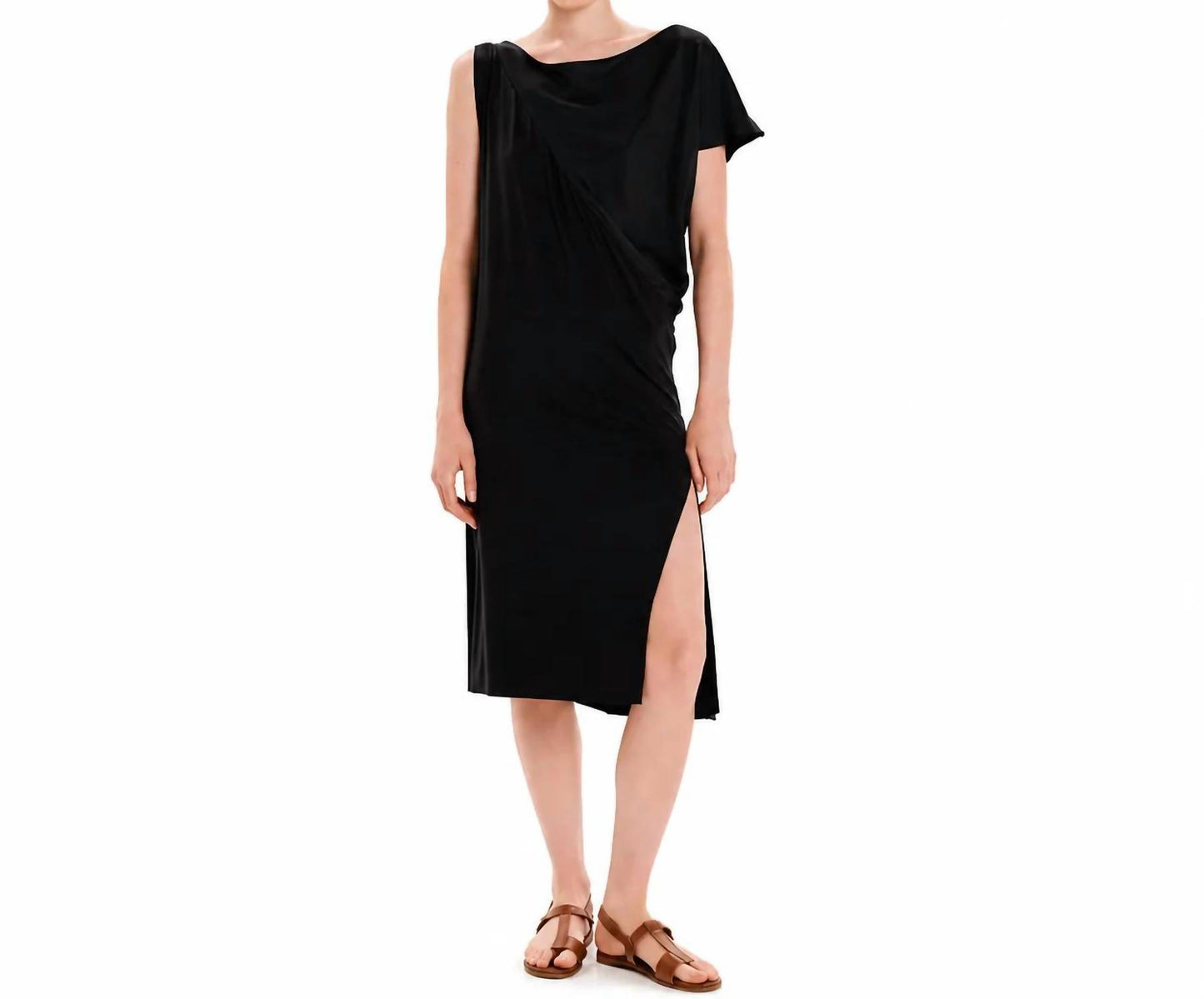 Opal Draped Midi Dress