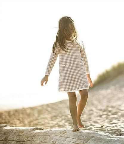 Bow Detail Organic Sweater Dress