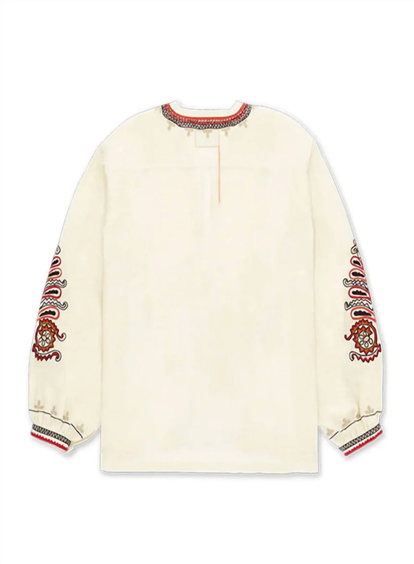 Fortela - Embroidered Long Sleeve Blouse - Rack Hunt
