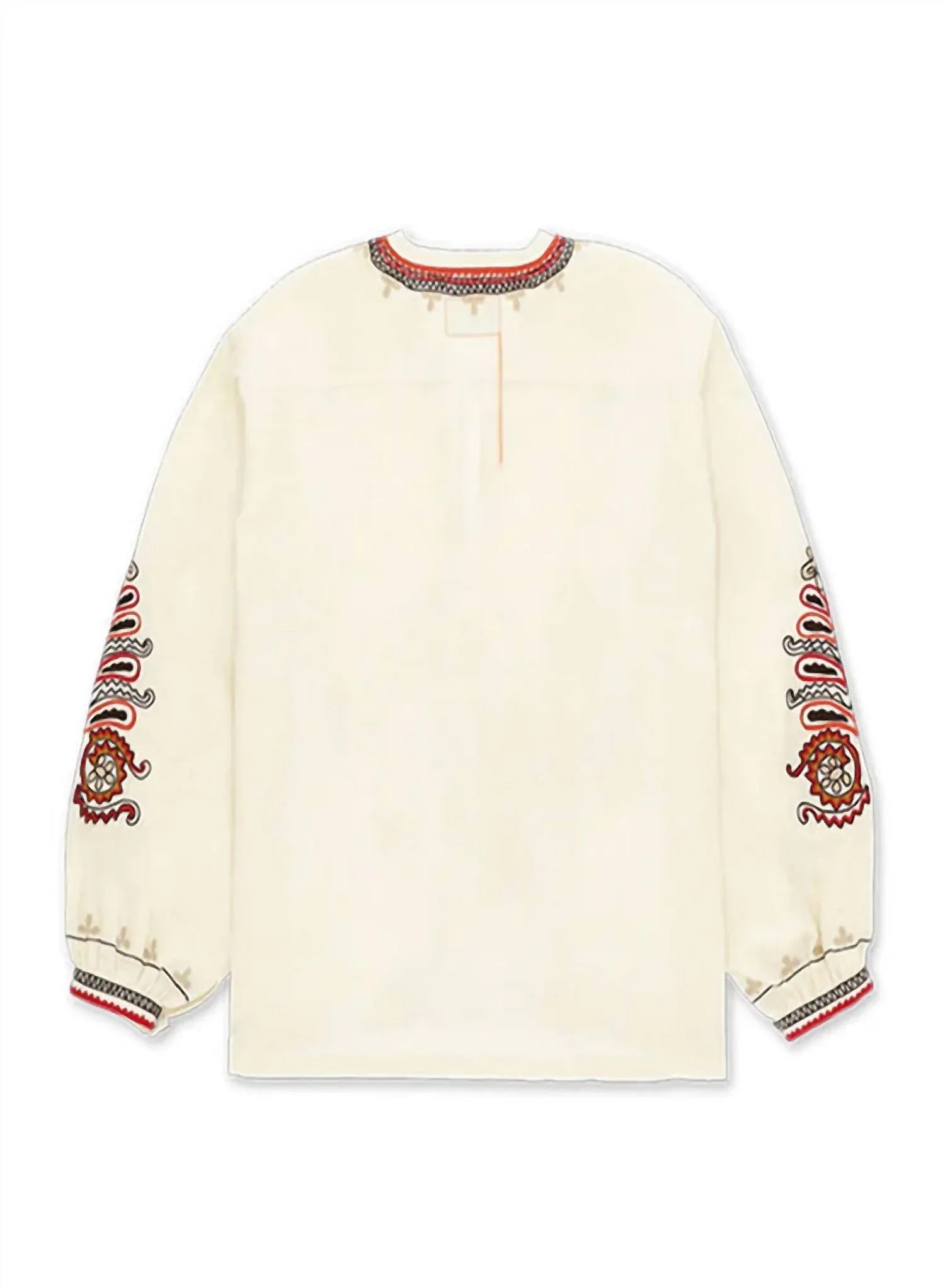 Fortela - Embroidered Long Sleeve Blouse - Rack Hunt