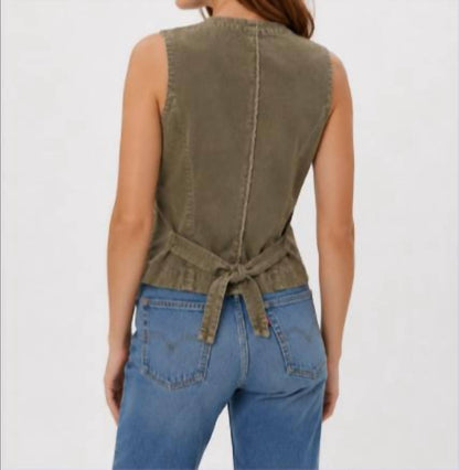 Thin Wale Cord Vest