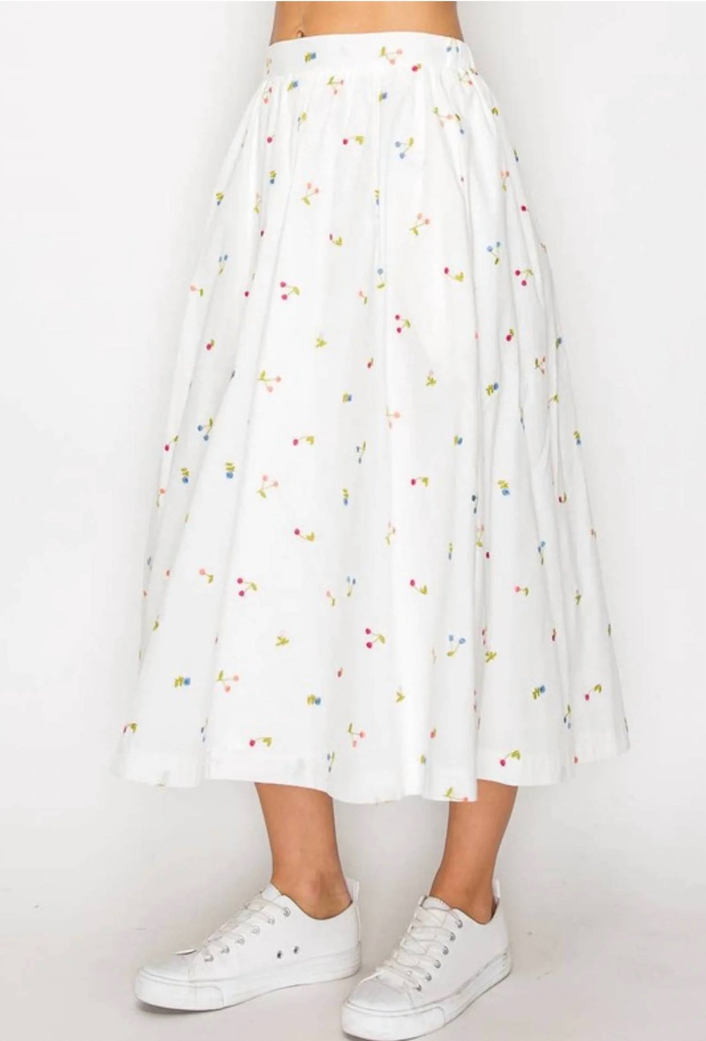 Embroidery Full Skirt