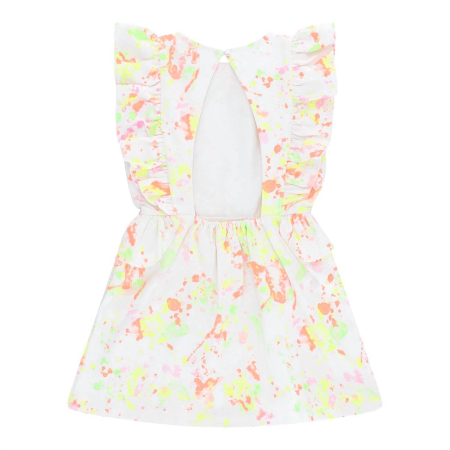 COS I SAID SO - Girl's Paint Splash Ruffle Dress - Rack Hunt -
