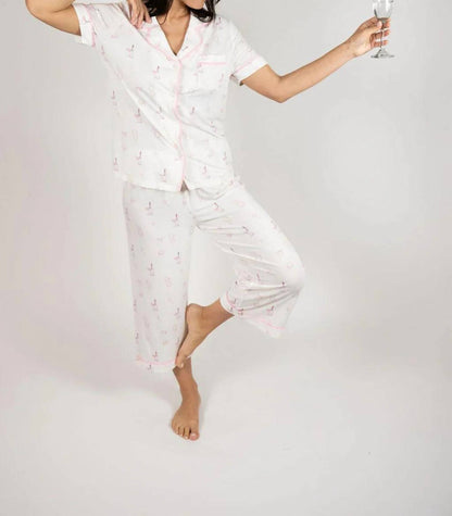 Jolene Cropped Pajama Set