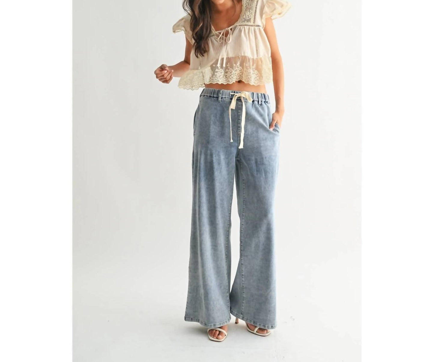 Lace Trim Blouse