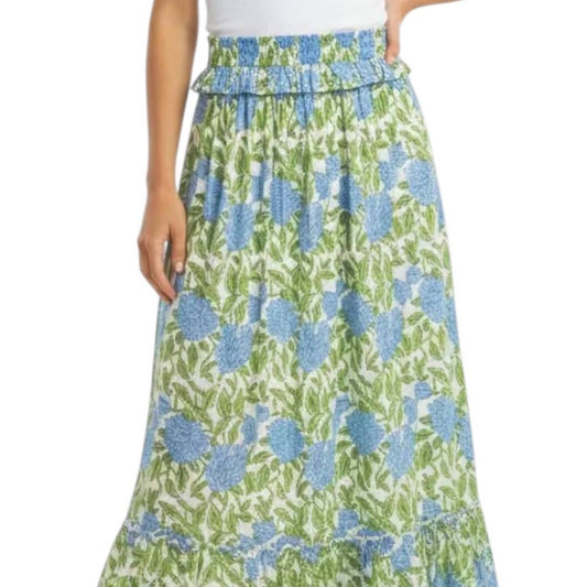 Charleston Ruffle Maxi Skirt