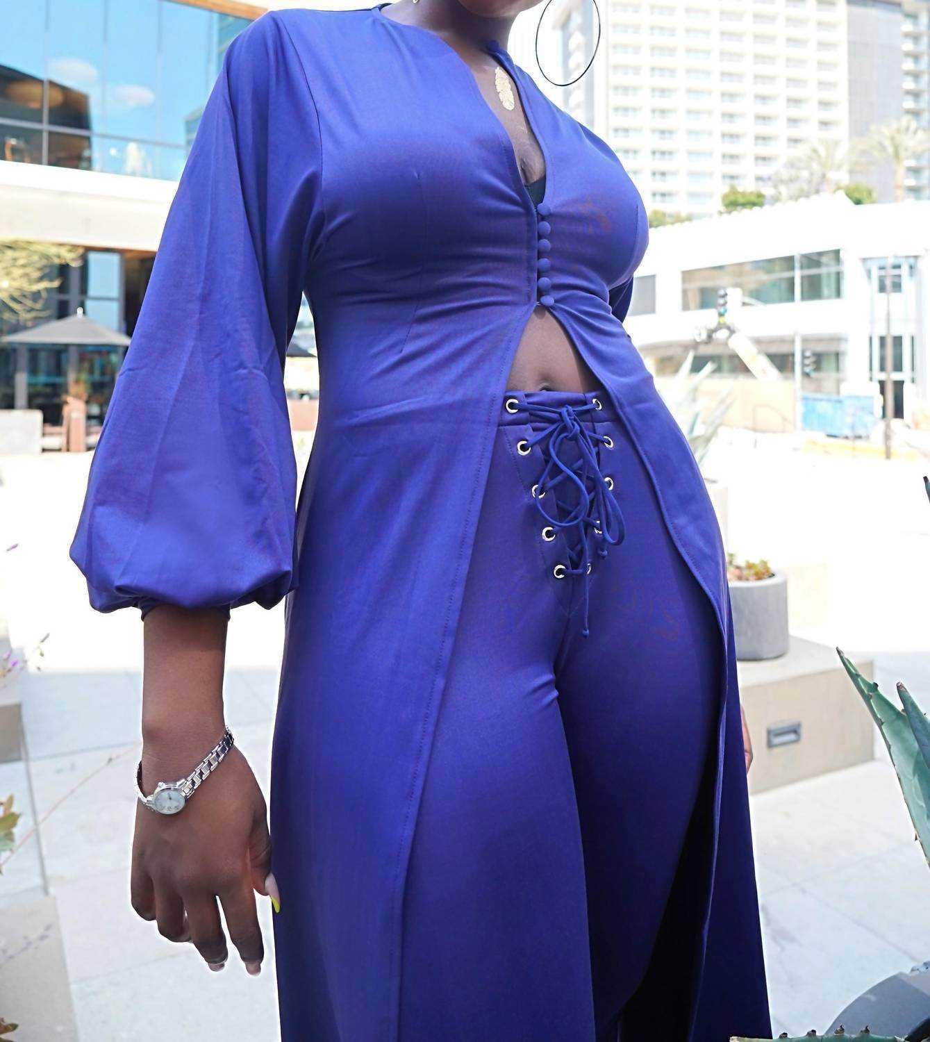 Koy & Victoria - Ify Long Sleeve Duster - Rack Hunt