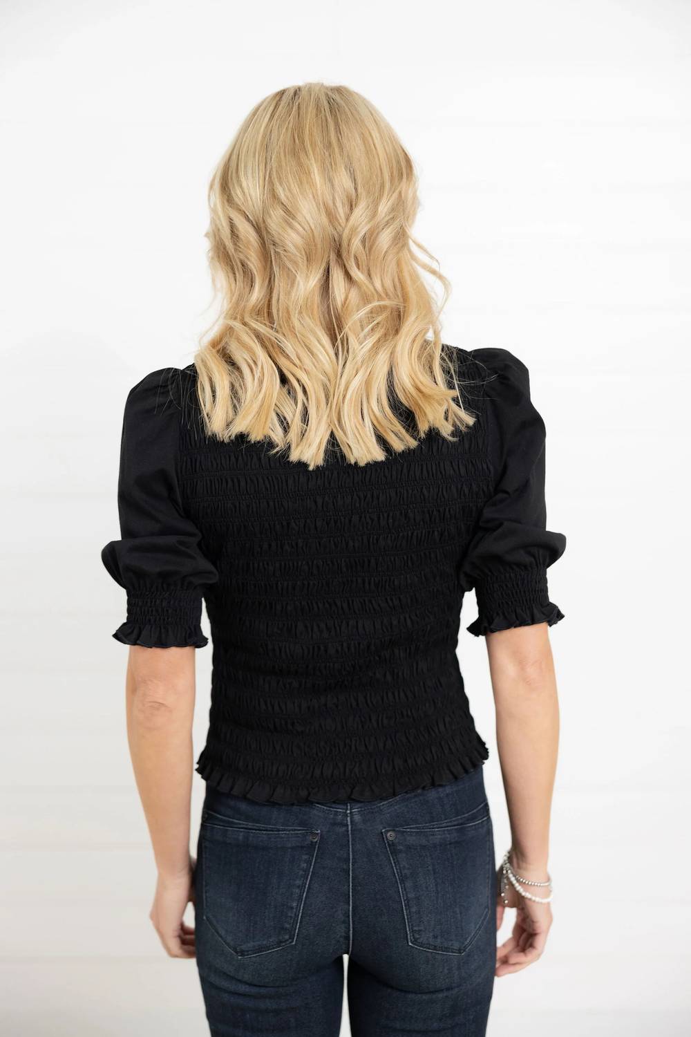 Mac And Me Smocked Top