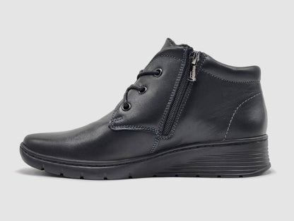 Women's Theia Fleece-lined Zip-up Leather Boots