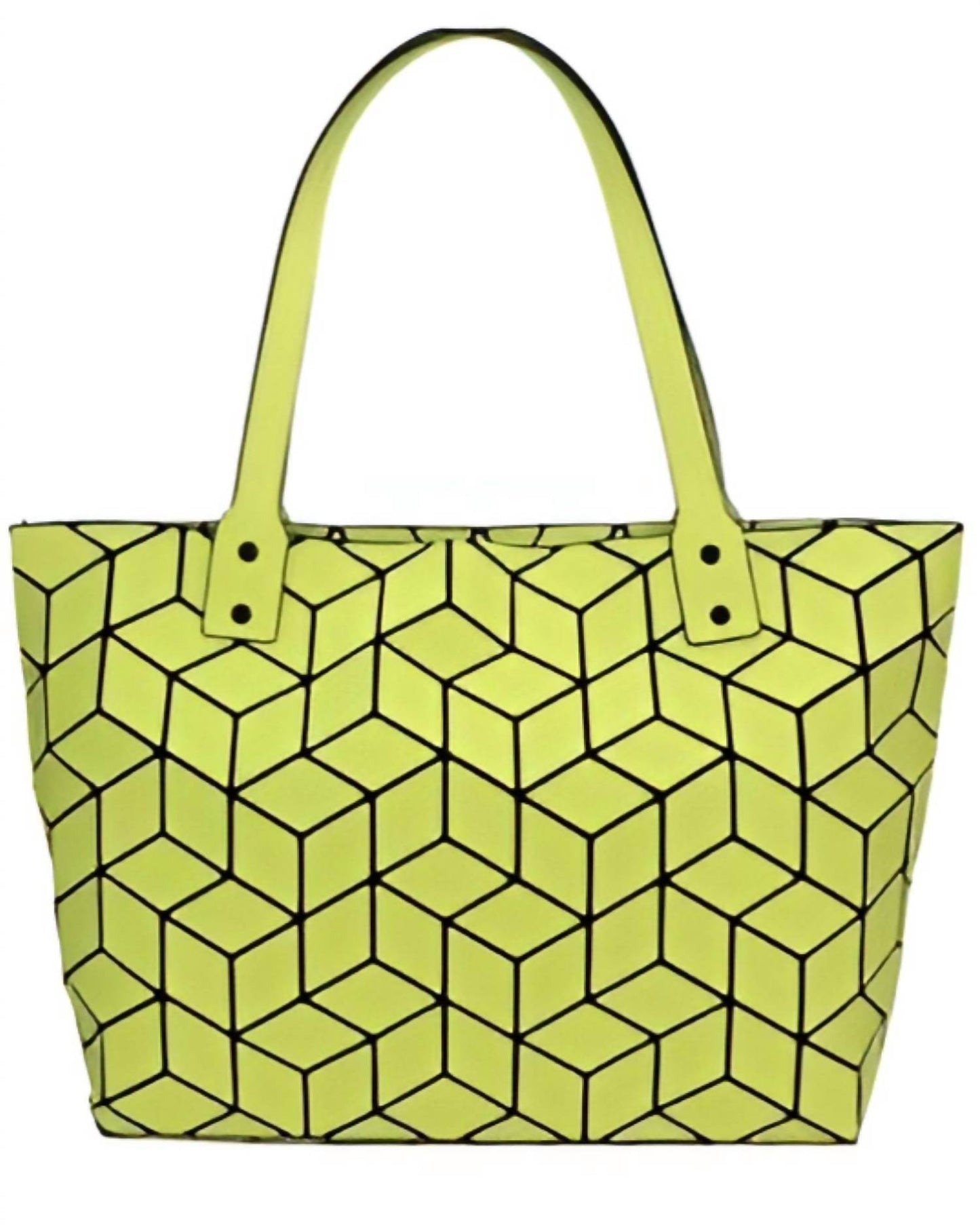 Exclusive Thredz - Women's Slanted Geo Tote Handbags - Rack Hunt