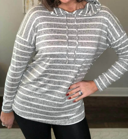 Pink Lily - Shea Striped Top - Rack Hunt