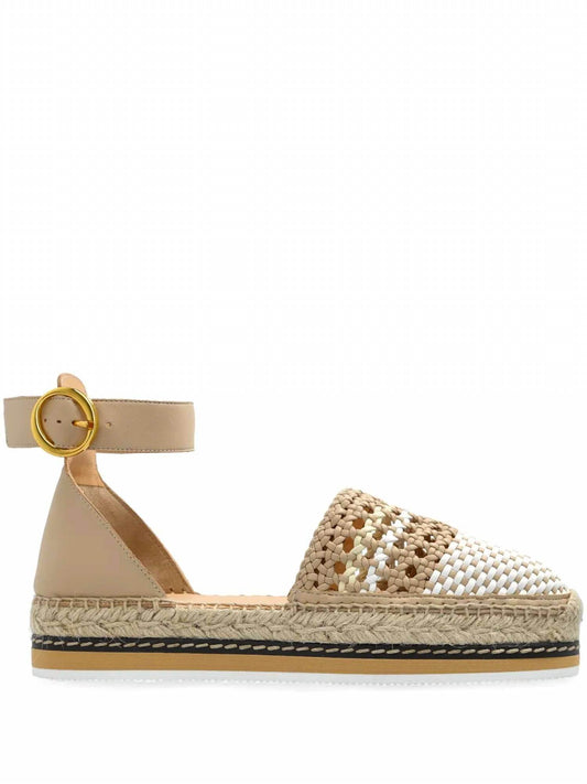Odissi - Women's Lily Braided Flat Espadrille - Rack Hunt -