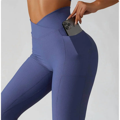 Rockstar Peach - Body Pocket Leggings - Rack Hunt
