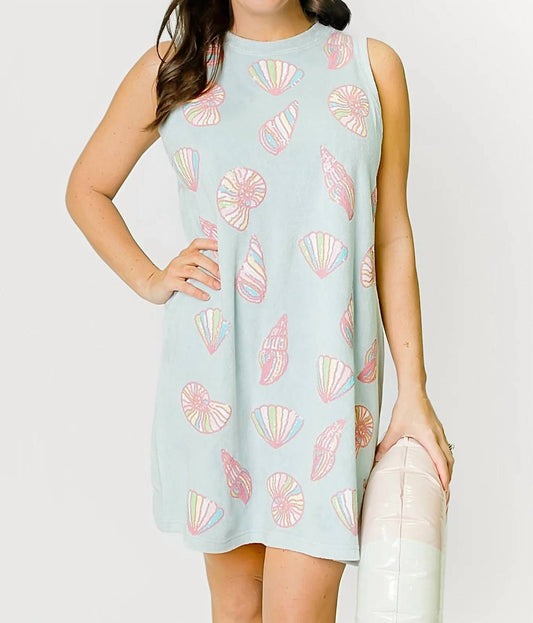 Sequin Shells Mini Dress