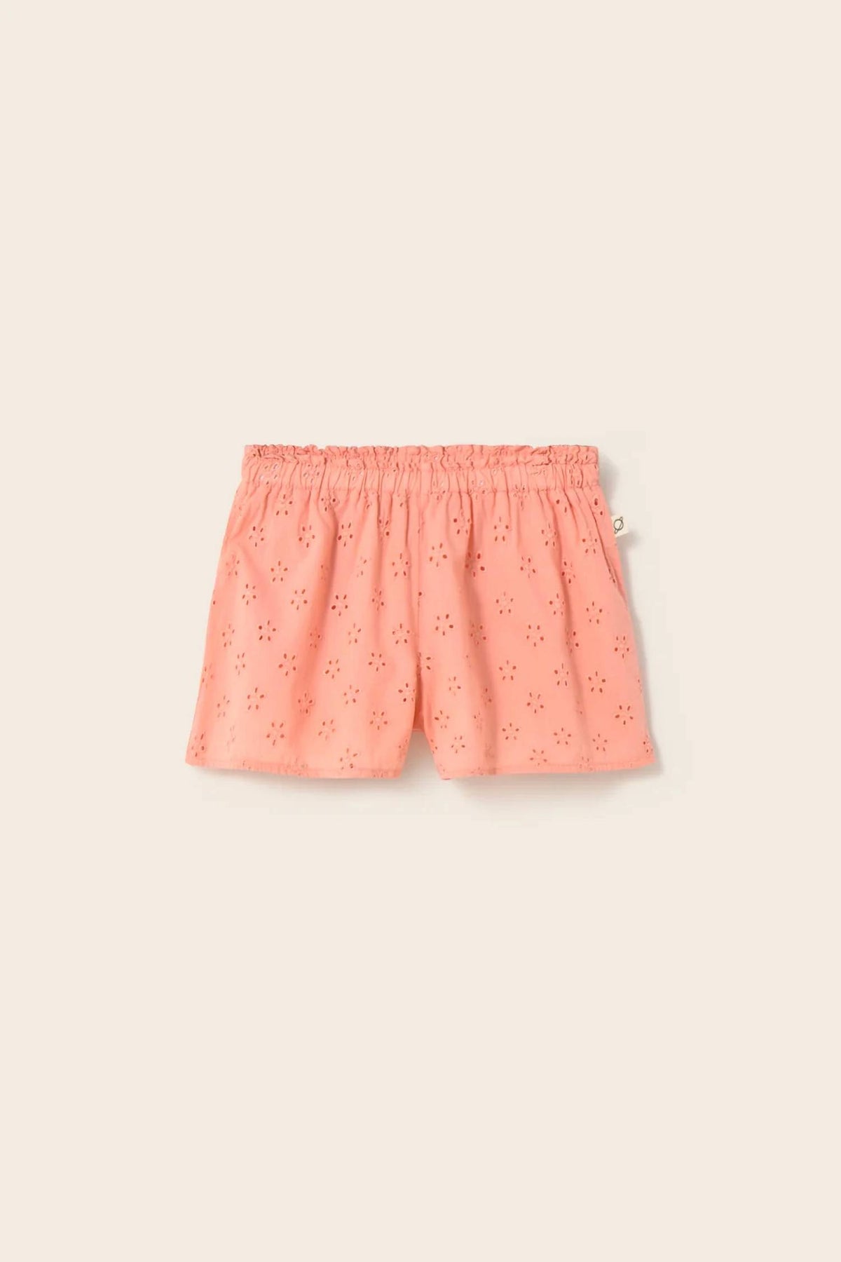 Girls Swiss Embroidery Cotton Shorts