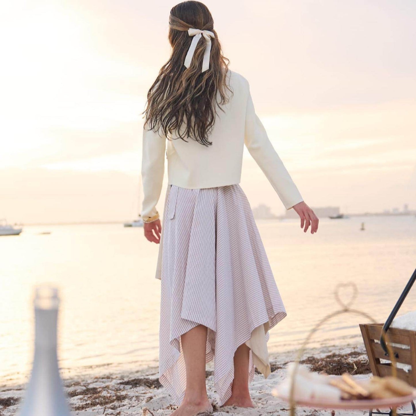 Esteem Couture - Ollie Handkerchief-style Midi Skirt - Rack Hunt