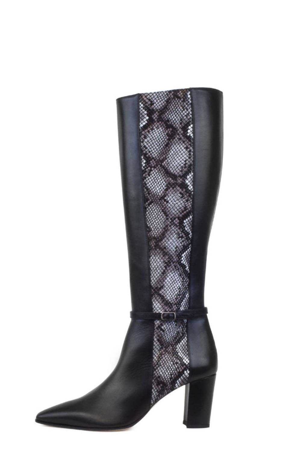 Amalfi by Rangoni - Istria Pointed Toe Knee High Boot- Medium Width - Rack Hunt