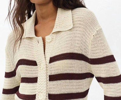 Costi Striped Cardigan