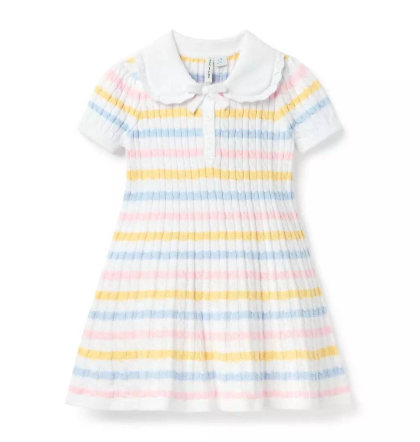 Girl's Striped Sweater Dress