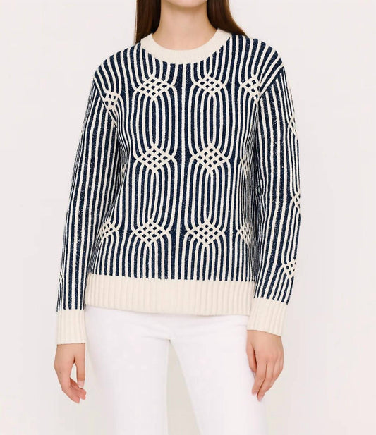 Web Artwork Knit Sweater
