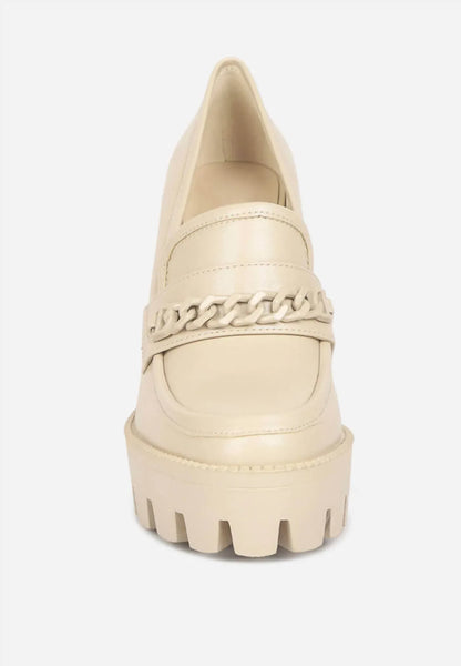 London Rag - Women's Corrine Chained Chunky Loafers - Rack Hunt